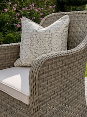 Kettler Natural Charlbury Rattan Dining Chair Pair - Image 3 of 5