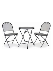 Kettler Slate Grey Café Roma Iron Set with Slate Seat Pad Cushions - Image 4 of 6