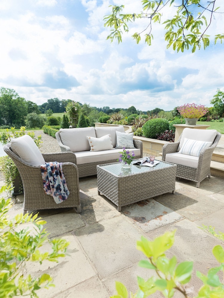 Kettler Natural Charlbury Rattan Lounge Set - Image 1 of 8