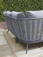 Kettler Grey Malo Corner Set with High/Low Table & 2 Benches - Image 6 of 8