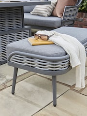Kettler Grey Malo Corner Set with High/Low Table & 2 Benches - Image 7 of 8