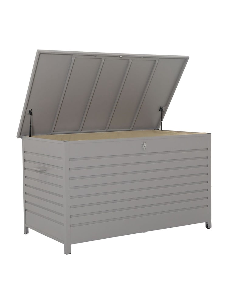 Kettler Pebble Storage Cushion Box Large Aluminium - Image 6 of 6 Kettler Pebble Storage Cushion Box Large Aluminium - Image 6 of 6