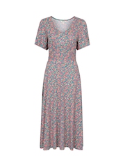 Mountain Warehouse Pink Como Womens Printed Tea Dress - Image 1 of 5