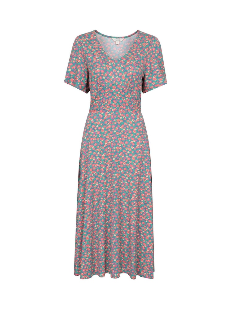 Mountain Warehouse Pink Como Womens Printed Tea Dress - Image 1 of 5