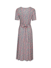 Mountain Warehouse Pink Como Womens Printed Tea Dress - Image 2 of 5