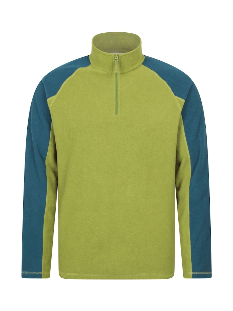 Mountain Warehouse Green Mens Ashbourne II Half Zip Fleece - Image 1 of 5