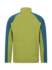 Mountain Warehouse Green Mens Ashbourne II Half Zip Fleece - Image 2 of 5