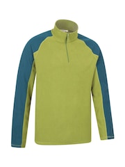 Mountain Warehouse Green Mens Ashbourne II Half Zip Fleece - Image 3 of 5