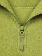 Mountain Warehouse Green Mens Ashbourne II Half Zip Fleece - Image 5 of 5