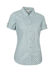 Mountain Warehouse Green Womens Coconut Short Sleeve 100% Cotton Shirt - Image 2 of 5