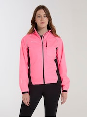 Rosa - Mountain Warehouse Adrenaline II Womens vanntett Iso-Viz Jakke - Bilde 3 av 5