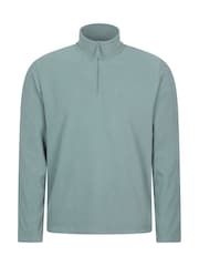 Mountain Warehouse Blue Chrome Mens Camber II Half Zip Quick Drying Fleece - Image 1 of 5