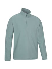 Mountain Warehouse Blue Chrome Mens Camber II Half Zip Quick Drying Fleece - Image 2 of 5