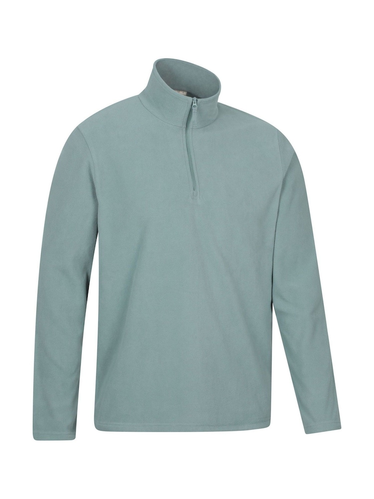Mountain Warehouse Blue Chrome Mens Camber II Half Zip Quick Drying Fleece - Image 2 of 5