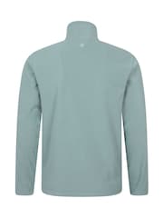 Mountain Warehouse Blue Chrome Mens Camber II Half Zip Quick Drying Fleece - Image 3 of 5