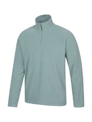 Mountain Warehouse Blue Chrome Mens Camber II Half Zip Quick Drying Fleece - Image 4 of 5