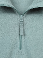 Mountain Warehouse Blue Chrome Mens Camber II Half Zip Quick Drying Fleece - Image 5 of 5