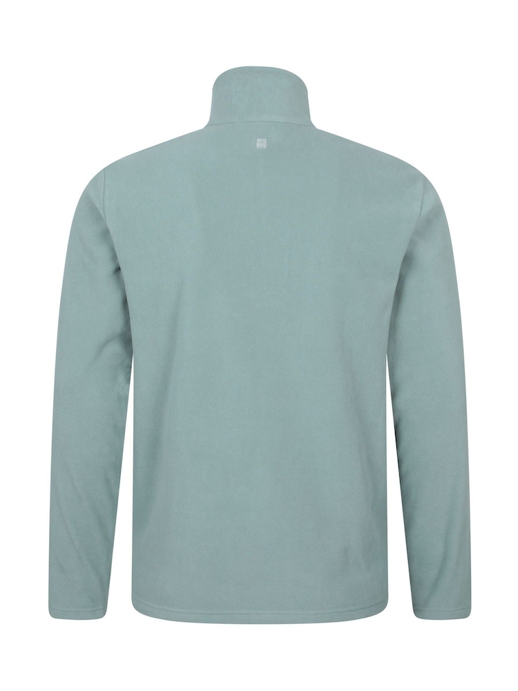 Mountain Warehouse Blue Chrome Mens Camber II Half Zip Quick Drying Fleece - Image 7 of 9