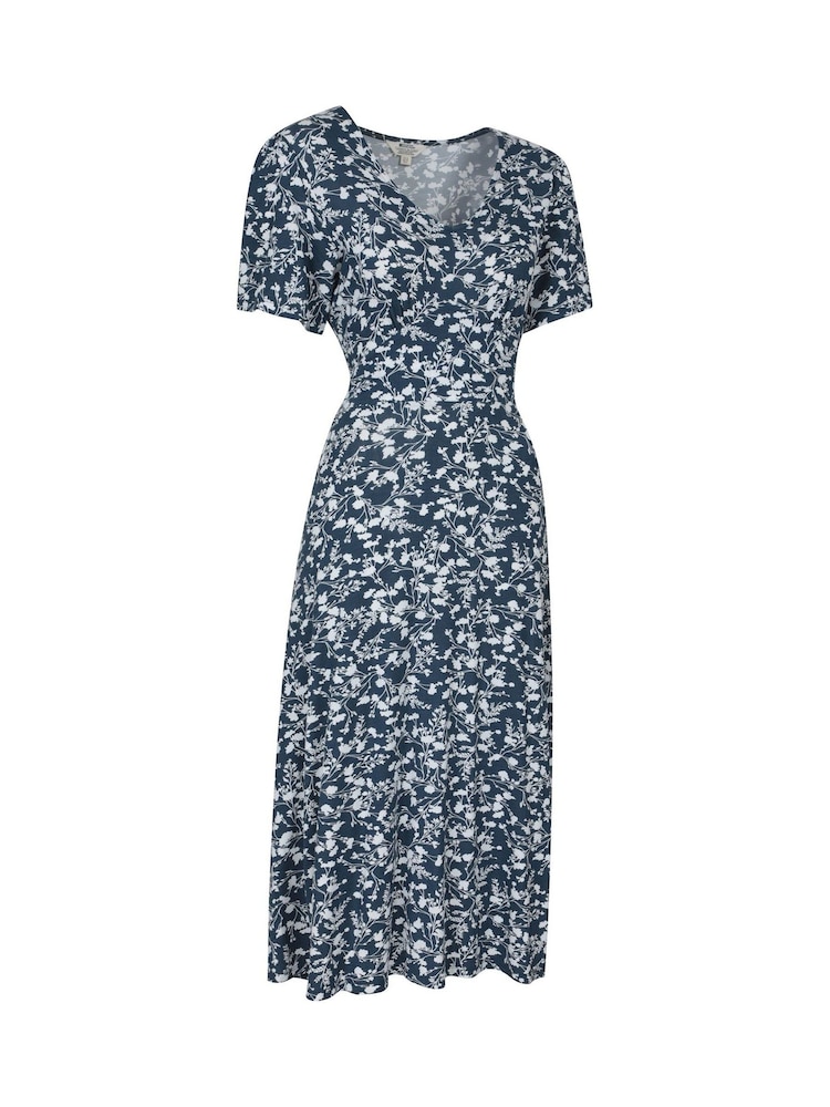 Mountain Warehouse Blue Como Womens Printed Tea Dress - Image 4 of 7