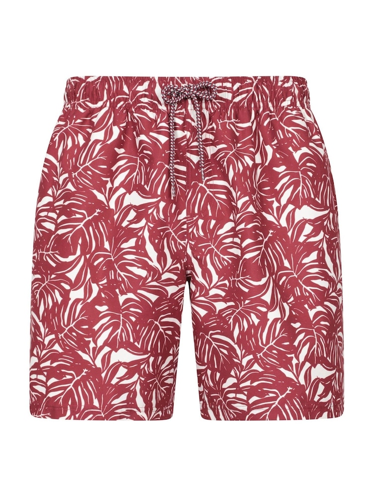 Rot - Mountain Warehouse Mens Aruba Printed Quick Drying Swimshorts with UV Max Protection - Bild 1 von 6