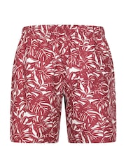 Rot - Mountain Warehouse Mens Aruba Printed Quick Drying Swimshorts with UV Max Protection - Bild 3 von 6