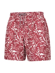 Rot - Mountain Warehouse Mens Aruba Printed Quick Drying Swimshorts with UV Max Protection - Bild 4 von 6