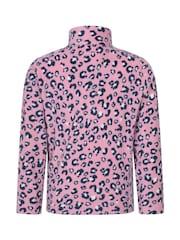 Mountain Warehouse Light Pink Kids Endeavour Printed Half-Zip Fleece - Image 3 of 5