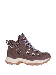 Mountain Warehouse Dark Brown Adventurer Womens Printed Waterproof Boots - Image 2 of 7