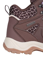 Mountain Warehouse Dark Brown Adventurer Womens Printed Waterproof Boots - Image 7 of 7