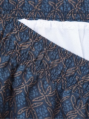 Mountain Warehouse Blue Mens Aruba Printed Quick Drying Swimshorts with UV Max Protection - Image 5 of 6