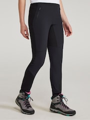 Mountain Warehouse Black Etna Womens Water Resistant UV Max Leggings - Image 1 of 4