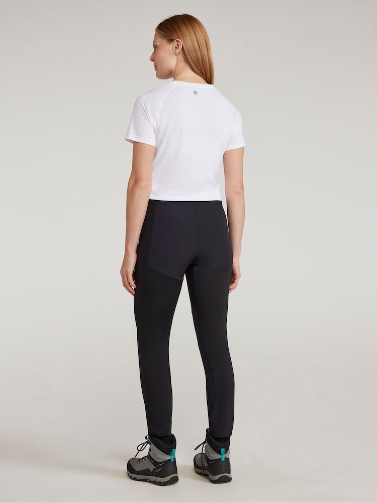 Mountain Warehouse Black Etna Womens Water Resistant UV Max Leggings - Image 4 of 4