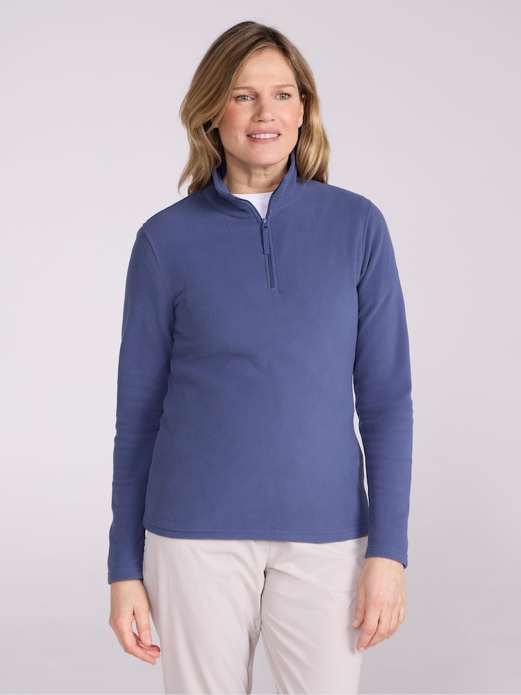 Mountain Warehouse Blue Womens Camber II Fleece - Image 1 of 8 Mountain Warehouse Blue Womens Camber II Fleece - Image 1 of 8