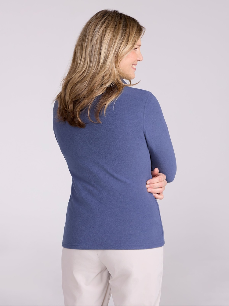 Mountain Warehouse Blue Womens Camber II Fleece - Image 2 of 8 Mountain Warehouse Blue Womens Camber II Fleece - Image 2 of 8