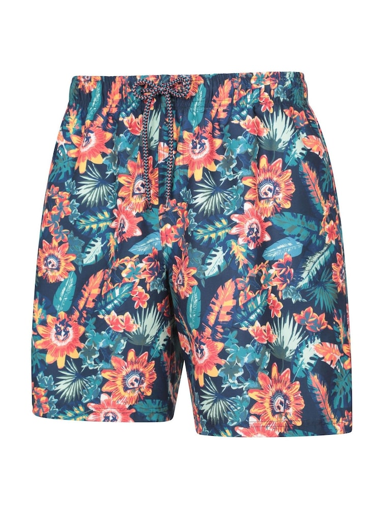 Mountain Warehouse Pink Mens Aruba Printed Quick Drying Swimshorts with UV Max Protection - Image 9 of 11