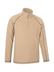 Mountain Warehouse Brown Mens Ashbourne II Half Zip Fleece - Image 2 of 5
