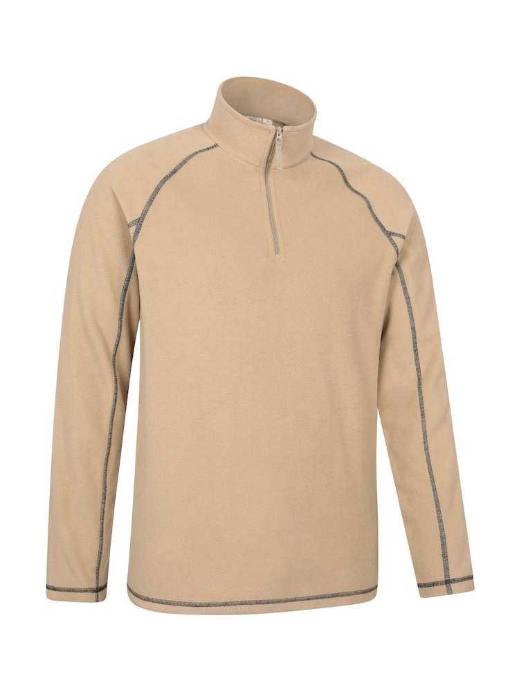 Mountain Warehouse Brown Mens Ashbourne II Half Zip Fleece - Image 2 of 5