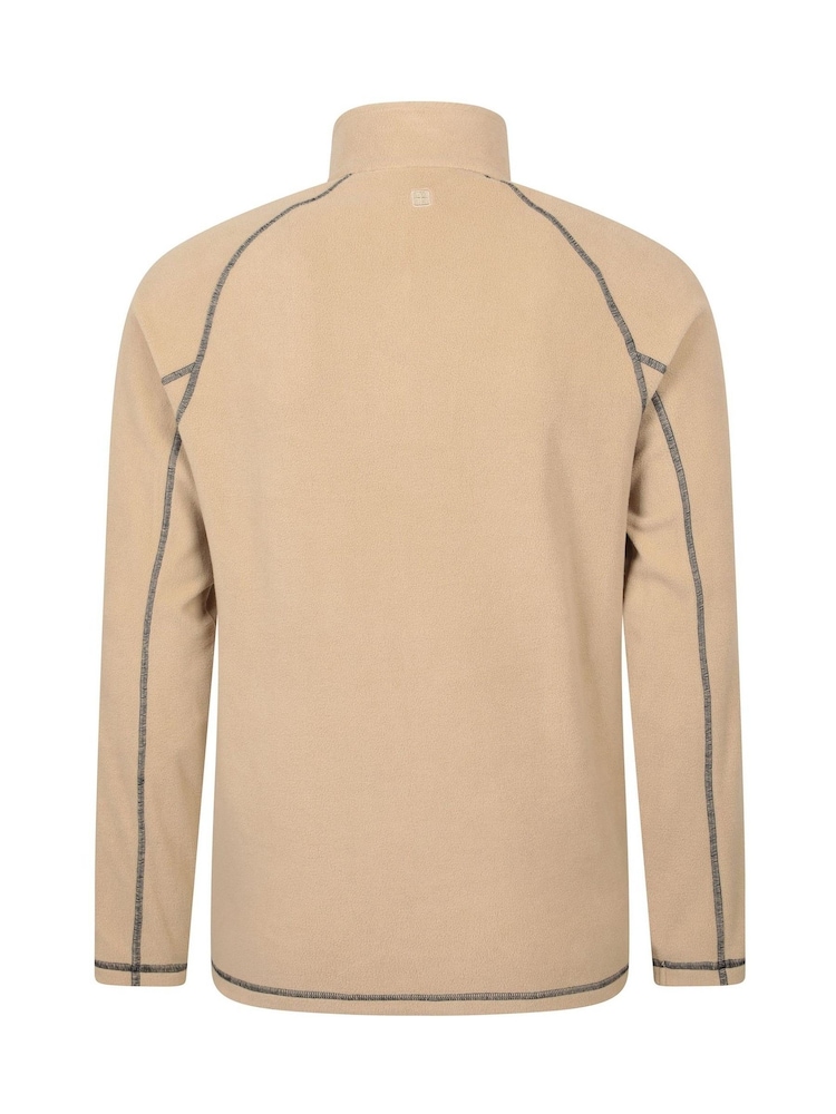 Mountain Warehouse Brown Mens Ashbourne II Half Zip Fleece - Image 7 of 9
