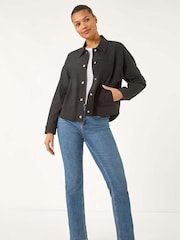 Roman Black Patch Pocket Jacket - Image 2 of 5