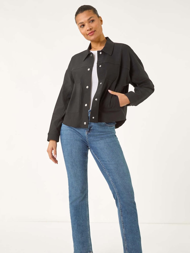 Roman Black Patch Pocket Jacket - Image 2 of 5