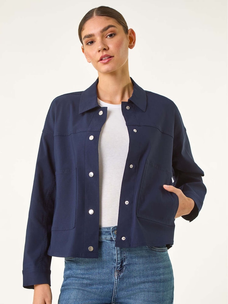 Roman Blue Patch Pocket Jacket - Image 2 of 5