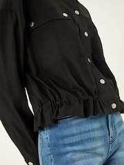 Roman Black Utility Collared Pocket Jacket - Image 5 of 5