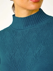 Roman Diamond Stitch Knitted Dress - Imagem 5 de 5