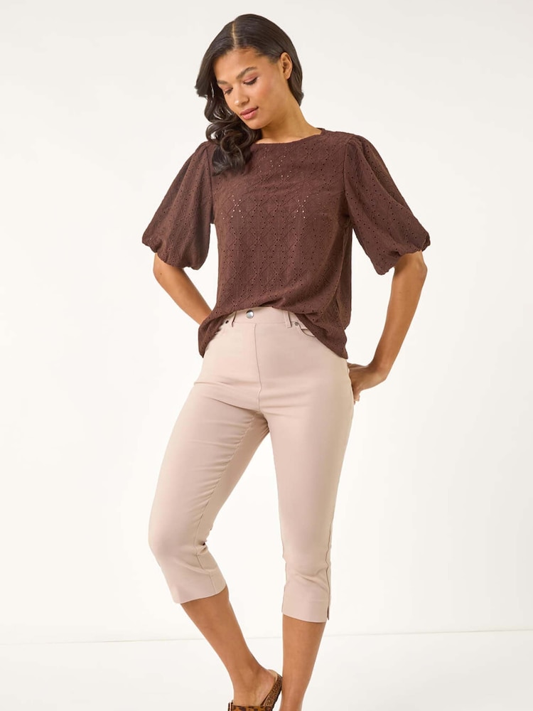 Roman Natural Lift Sculpt Shape Cropped Trousers - Image 2 of 5