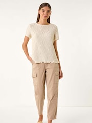 Roman Textured Short Sleeve T-Shirt - Imagen 2 de 5