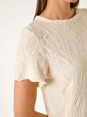 Roman Textured Short Sleeve T-Shirt - Imagen 5 de 5