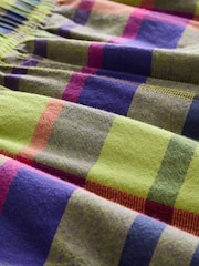Green/Purple Bright Check Pull On Boxer Shorts - Image 3 of 3