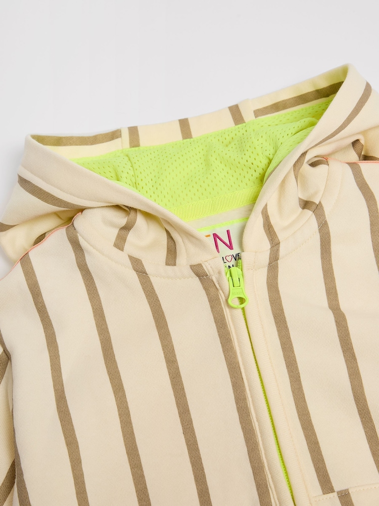 GEN Cream Striped Hoodie and Joggers Set - Image 6 of 7