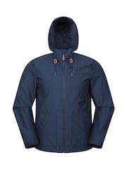 Mountain Warehouse Blue Iona Softshell Mens Water-Resistant Jacket - Image 1 of 5