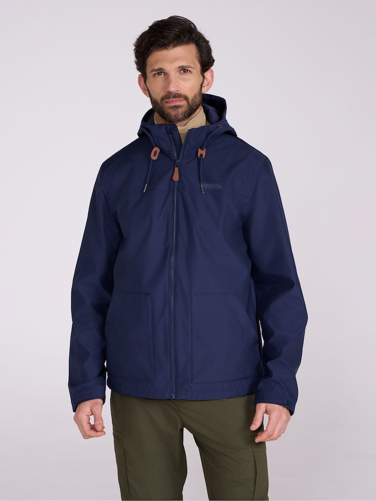 Mountain Warehouse Blue Iona Softshell Mens Water-Resistant Jacket - Image 1 of 9 Mountain Warehouse Blue Iona Softshell Mens Water-Resistant Jacket - Image 1 of 9
